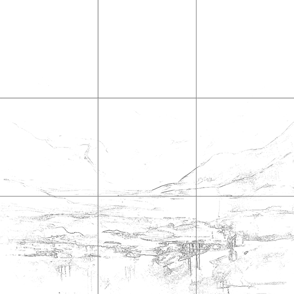 Sketch with grid