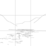 Line drawing with grid