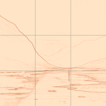 Sepia sketch with grid