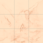 Sepia sketch with grid