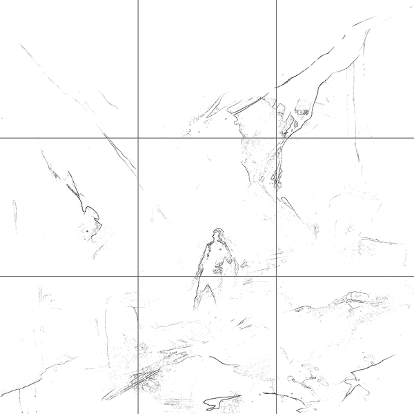 Sketch with grid