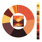 Colour wheel / palette