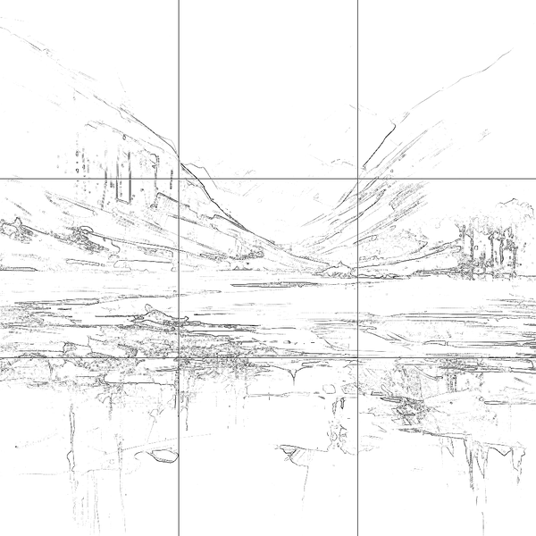 Sketch with grid