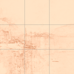 Sepia sketch with grid