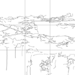 Line drawing with grid