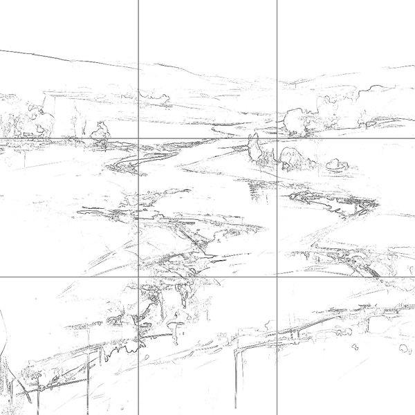 Sketch with grid