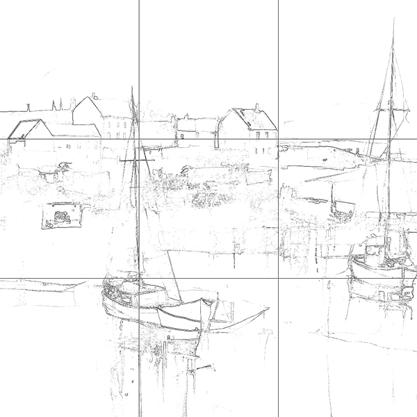 Sketch with grid