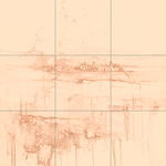 Sepia sketch with grid