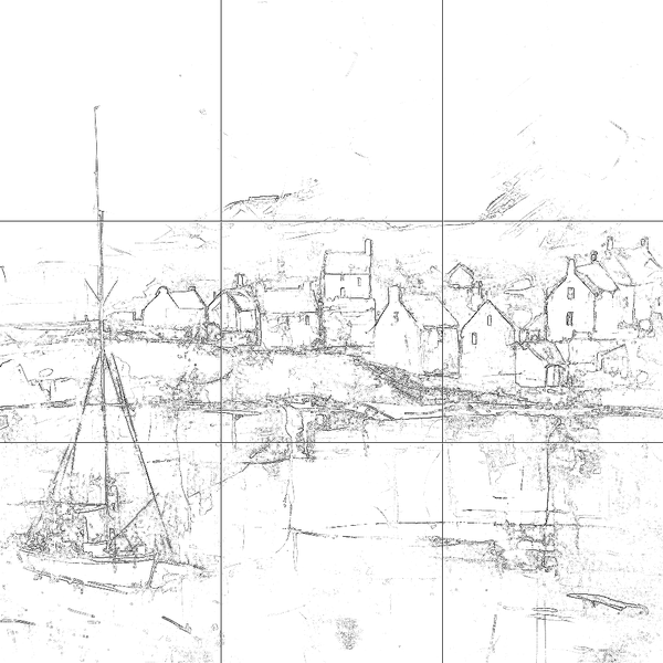 Sketch with grid