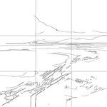 Line drawing with grid