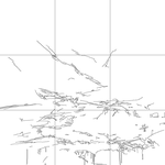 Line drawing with grid