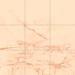 Sepia sketch with grid