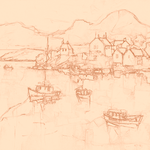 Sepia sketch