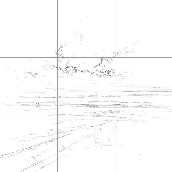 Sketch with grid