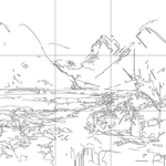 Line drawing with grid