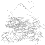 Line drawing with grid