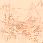 Sepia sketch