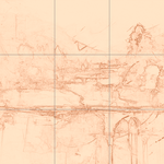 Sepia sketch with grid