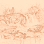 Sepia sketch