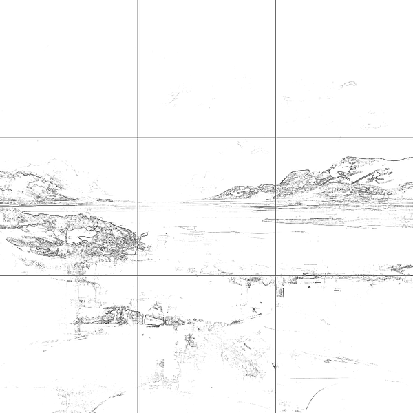 Sketch with grid