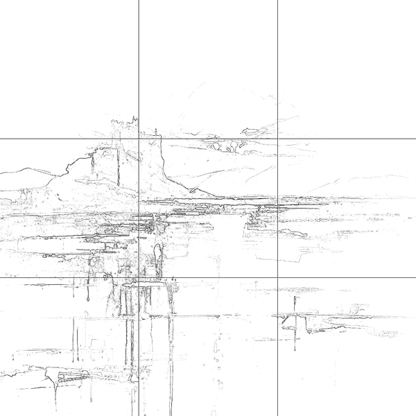 Sketch with grid