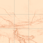 Sepia sketch with grid