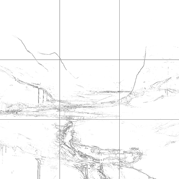 Sketch with grid