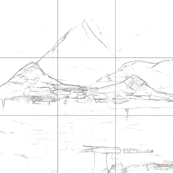 Sketch with grid