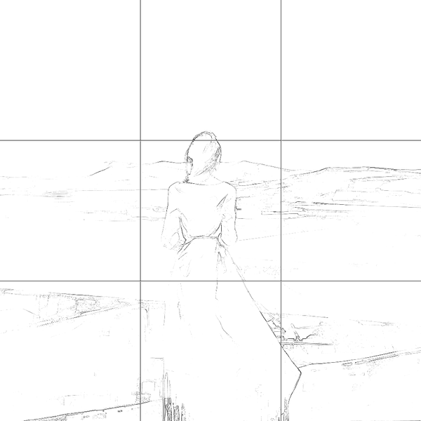 Sketch with grid