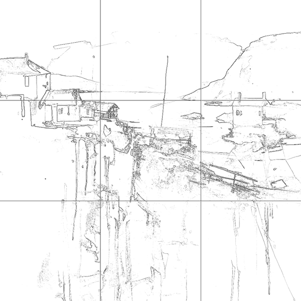 Sketch with grid