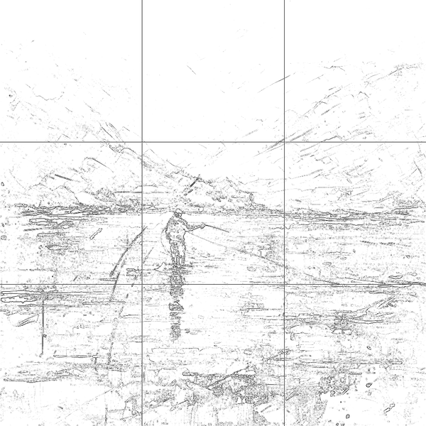 Sketch with grid