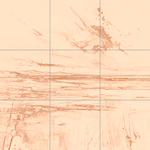 Sepia sketch with grid