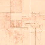 Sepia sketch with grid