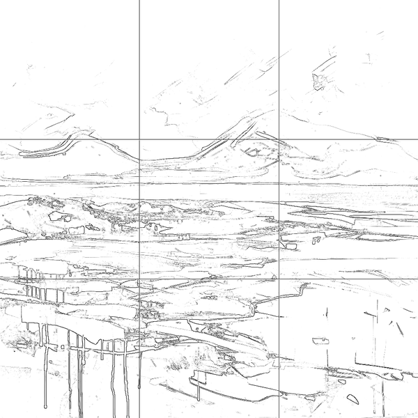 Sketch with grid