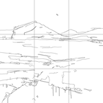 Line drawing with grid