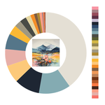 Colour wheel / palette