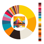 Colour wheel / palette