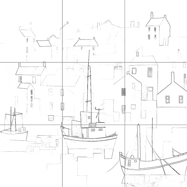 Sketch with grid