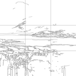 Line drawing with grid