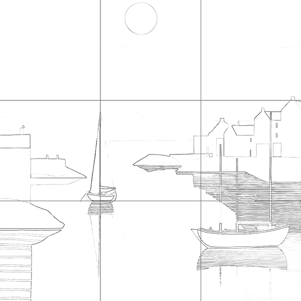 Sketch with grid