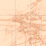 Sepia sketch with grid