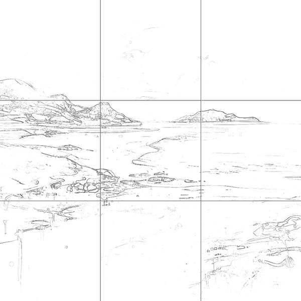 Sketch with grid