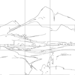 Line drawing with grid