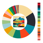 Colour wheel / palette