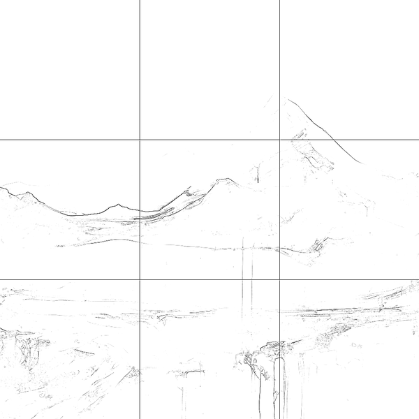 Sketch with grid