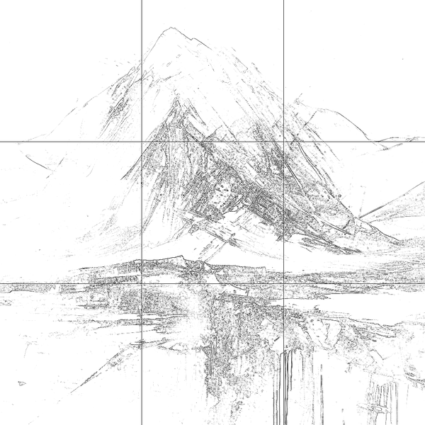 Sketch with grid