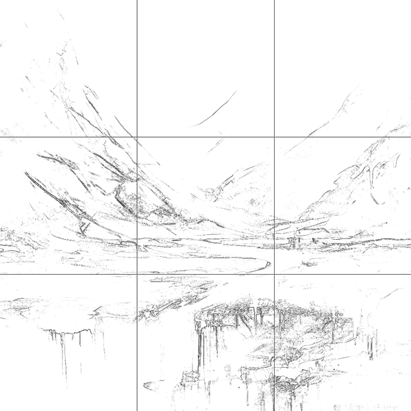 Sketch with grid