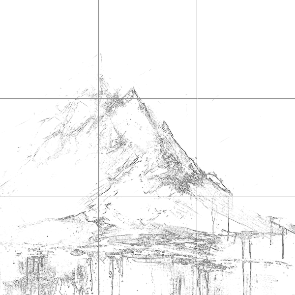 Sketch with grid