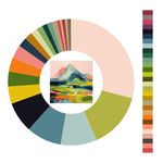 Colour wheel / palette