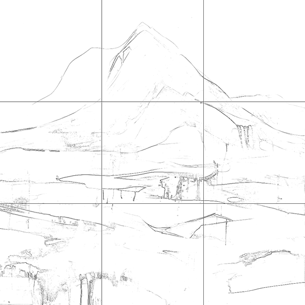 Sketch with grid